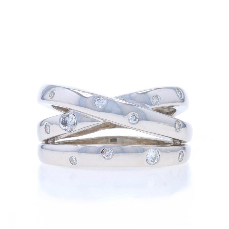 Dimensioni: 8 1/4
Costo della taglia: Up&Up per $60 o Down 1/2 taglia per $40

Contenuto del metallo: Oro bianco 14k

Informazioni su A. Stone

Diamanti naturali
Carati: .27ctw
Taglio: Rotondo brillante
Colore: H. H. - I.
Chiarezza: SI1 -