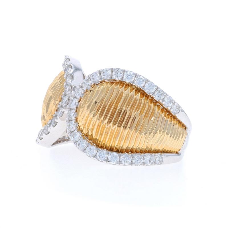 Bracciale in oro bianco con diamanti 14k a brillante rotondo da 0,69 ct. In condizioni Nuovo in vendita a Greensboro, NC