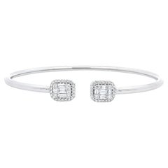 Maurice Fine Jewelry - Weißgold Diamant-Manschettenarmreif