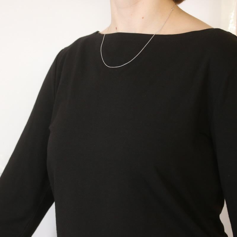 White Gold Diamond Cut Cable Chain Necklace - 14k Adjustable Length 1
