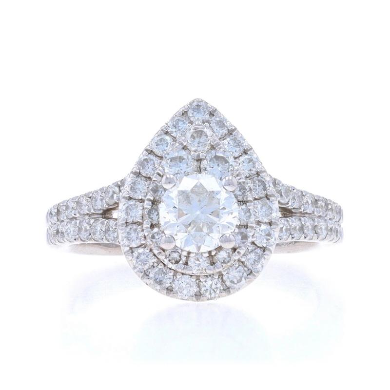Taille : 5 1/4
Frais de taille : Up&Up 2 tailles pour $40 ou Down 1/2 taille pour $40

Contenu métallique : Or blanc 14k

Informations sur les pierres

Diamant naturel
Carat(s) : .50ct
Coupe : Brillant rond
Couleur : I
Clarté : I1

Diamants