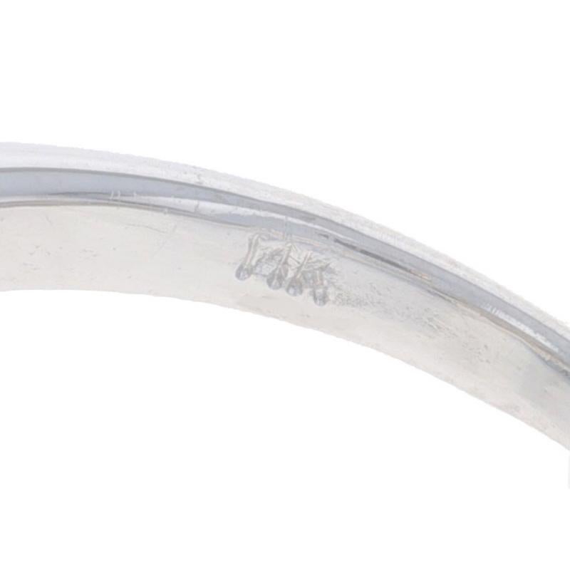 Bague de fiançailles en or blanc avec double halo de diamants - 14k Round Brilliant 1.25ctw en vente 2