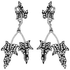 White Gold Diamond Earring