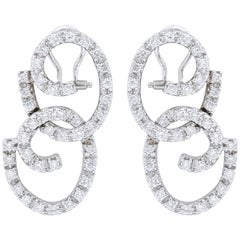 White Gold Diamond Earrings