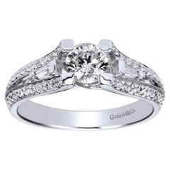 Used White Gold Diamond Engagement Ring