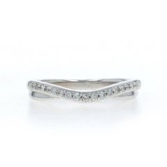 White Gold Diamond Enhancer Wedding Band - 14k Round Brilliant .17ctw Guard Ring