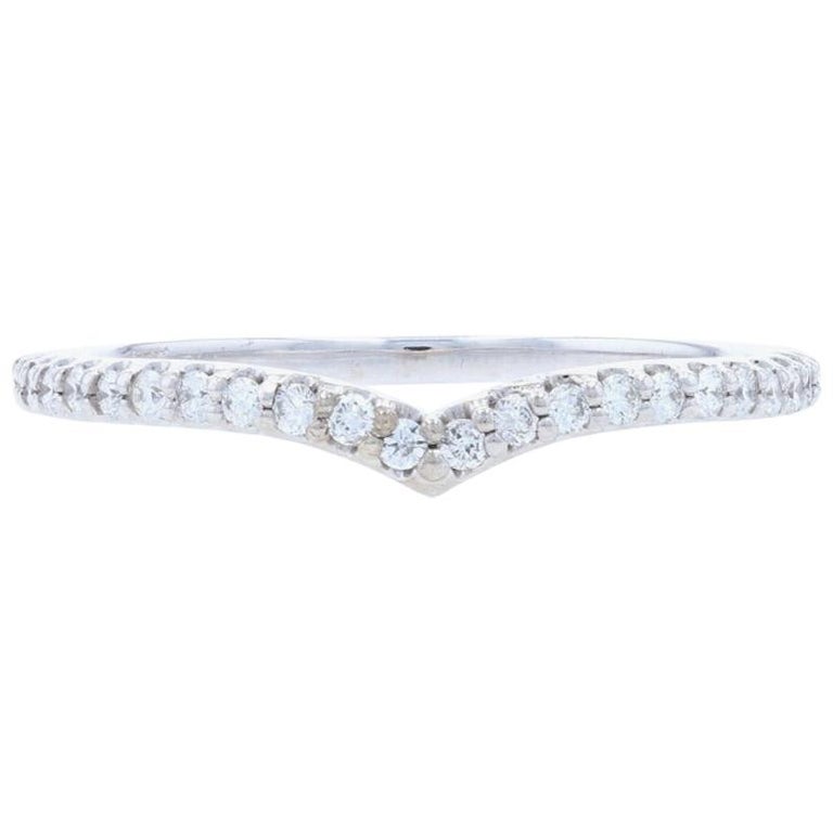 White Gold Diamond Enhancer Wedding Band, 14k Round Brilliant .22ctw ...
