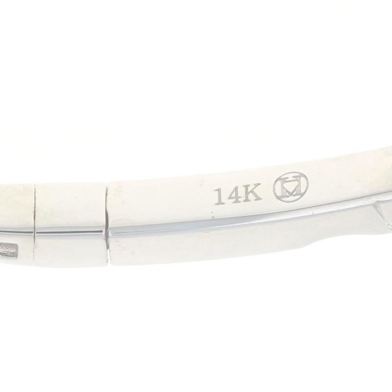 Flex Armreif aus Weißgold mit Diamanten 6 1/2