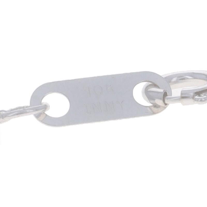 Donna Collana con diamanti graduati in oro bianco 18