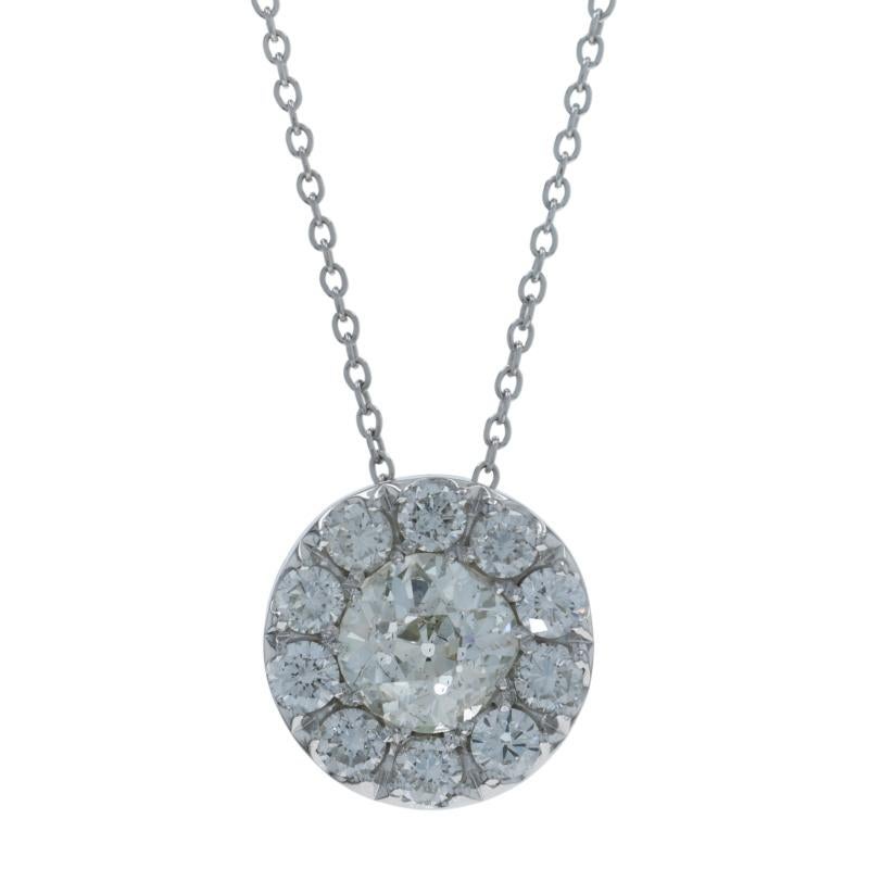 Contenido de metal: Oro blanco de 18 quilates

Información sobre Stone

Diamante natural
Quilate(s) 1,60 quilates
Cortar: Mina vieja
Color: K
Claridad: SI2

Diamantes naturales
Quilate(s): .80ctw
Talla: Redondo brillante
Color: H - I
Claridad: VS2 -