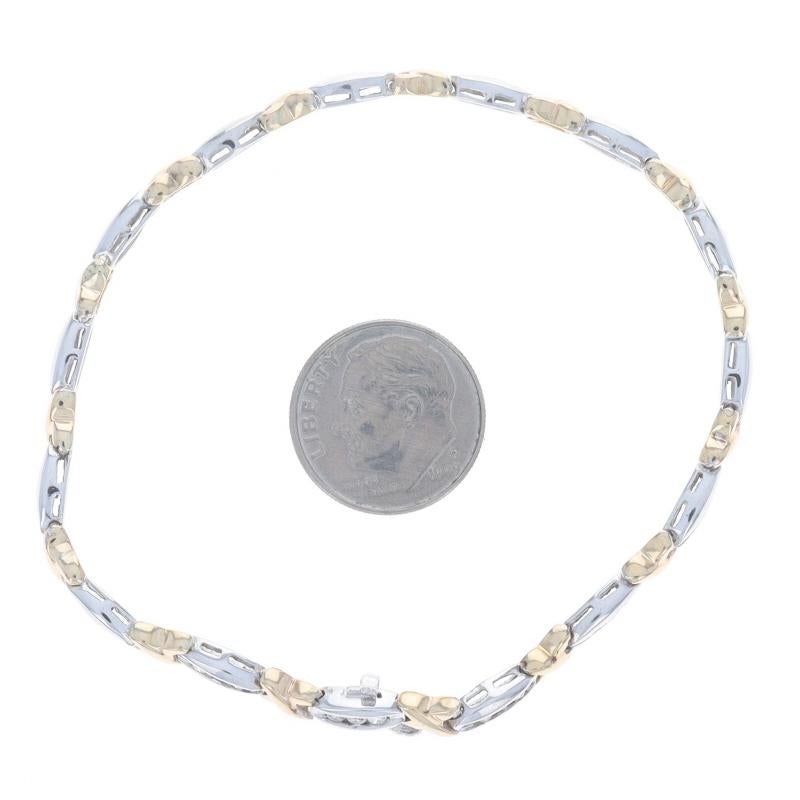 A Link Bracelet en or blanc 7 1/4
