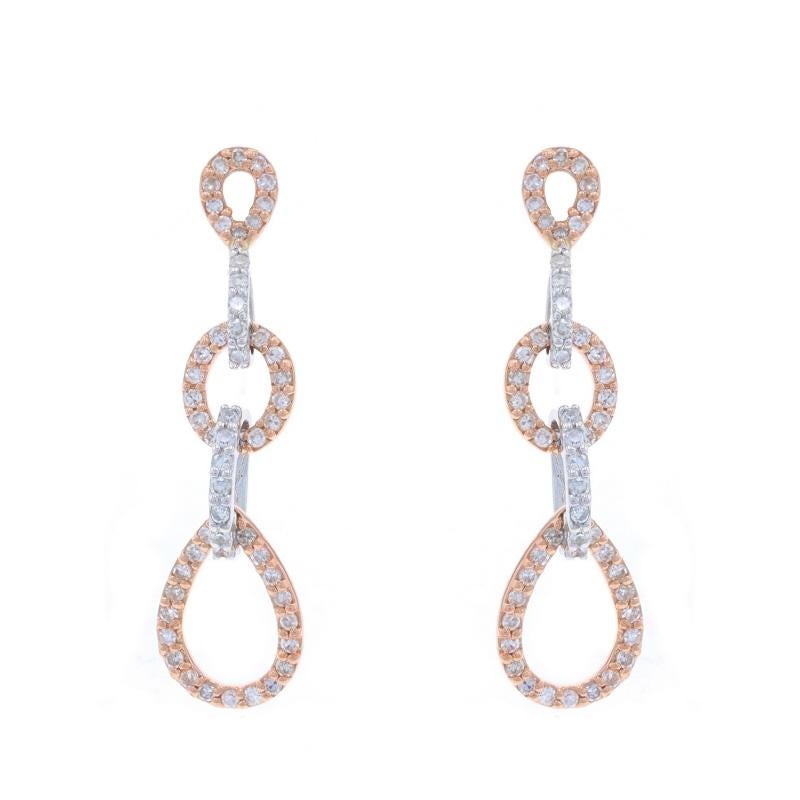 Contenido de metal: Oro blanco de 14 quilates y oro rosa de 14 quilates

Información sobre Stone

Diamantes naturales
Quilate(s) .32ctw
Corte: Único
Color: G - H
Claridad: VS2 - SI2

Quilates totales: .32ctw

Estilo Colgante
Tipo de cierre: Cierre