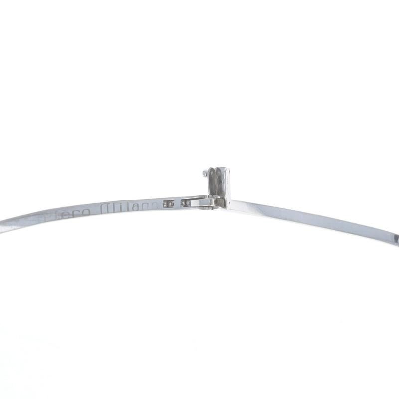 Women's White Gold Diamond Necklace 15 1/2