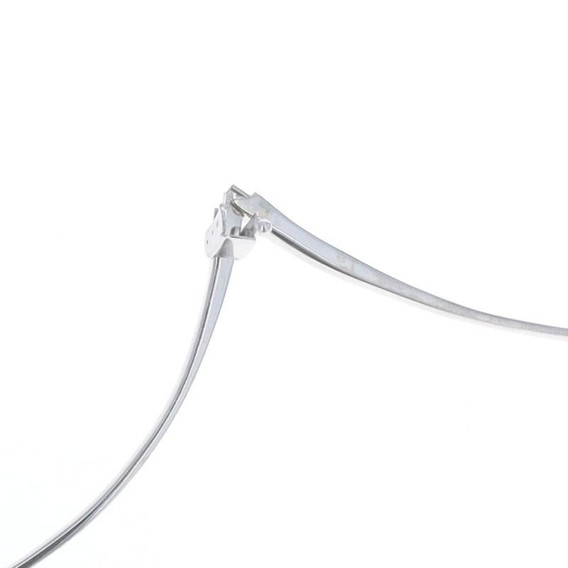 White Gold Diamond Necklace 15 1/2