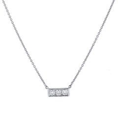 White Gold Diamond Pendant