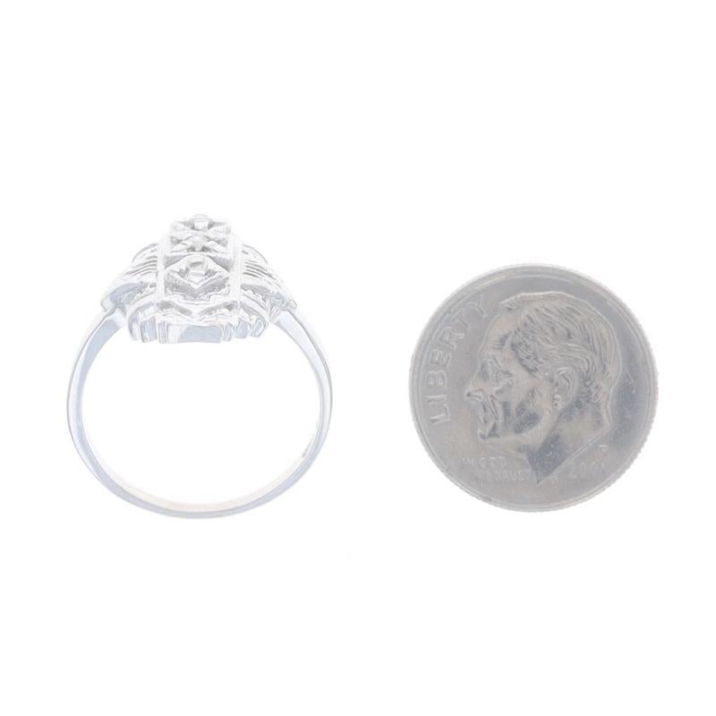 Weißgold Diamantring - 10k Rund Brillant 6ctw Drei-Stein 1