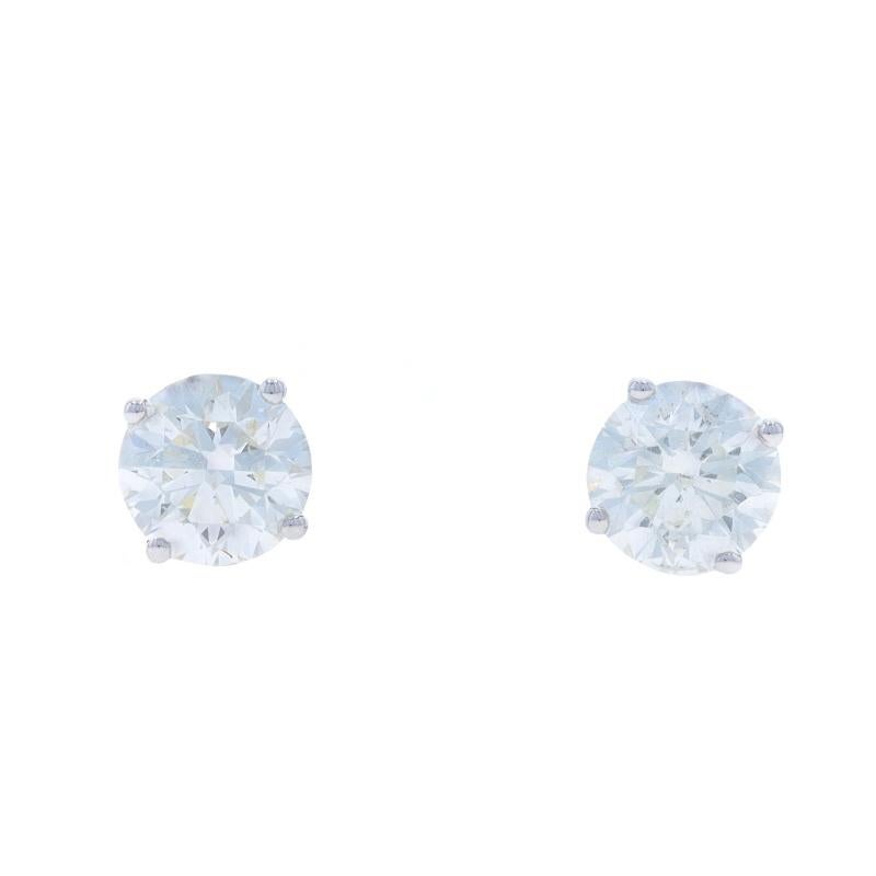 Metall Inhalt: 14k Weißgold

Informationen zu Stein

Natürlicher Diamant
Karat(e): .97ct
Schliff: Runder Brillant
Farbe: K
Klarheit: I1
Zertifiziert durch: GIA
Berichtsnummer: 1236566898

Natürlicher Diamant
Karat(e): .92ct
Schliff: Runder