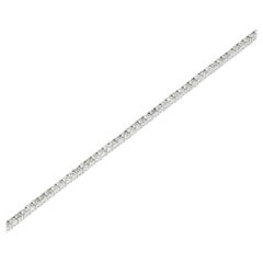 18k White Gold Diamond Tennis Bracelet, 2.03ct, SI Clarity