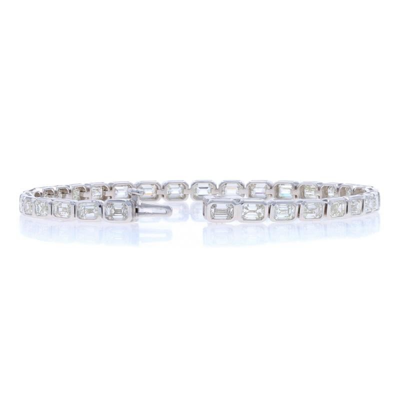 White Gold Diamond Tennis Bracelet 6 3/4