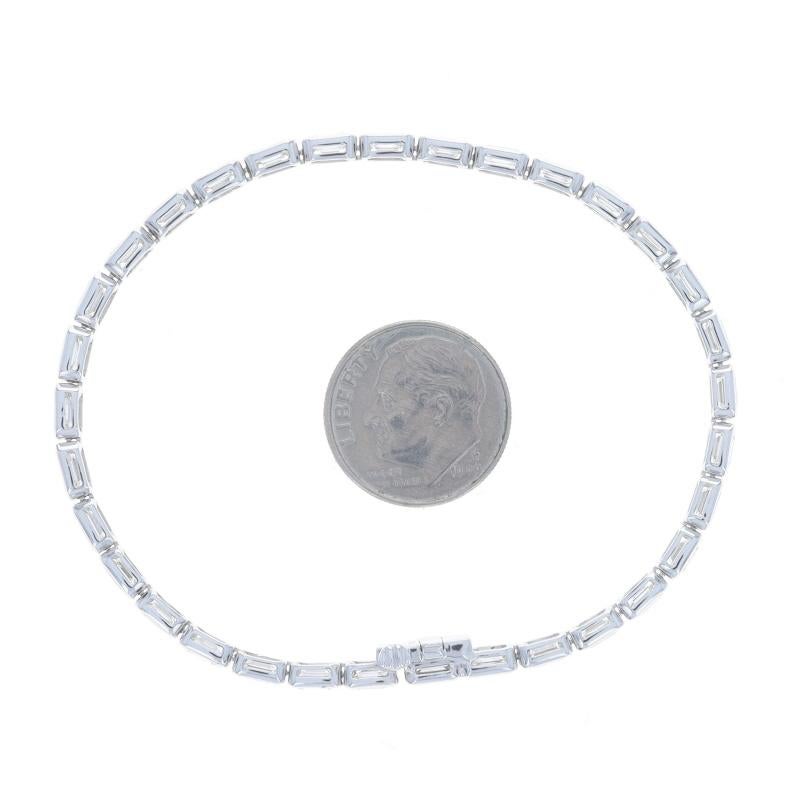 White Gold Diamond Tennis Bracelet 6 3/4
