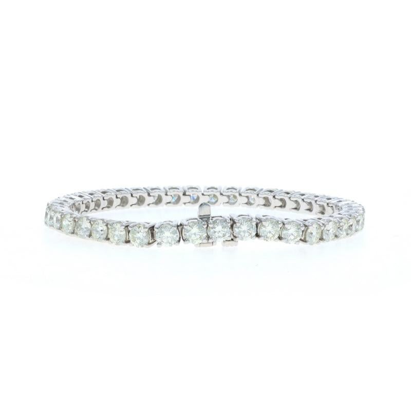 Weißgold Diamant-Tennisarmband 7
