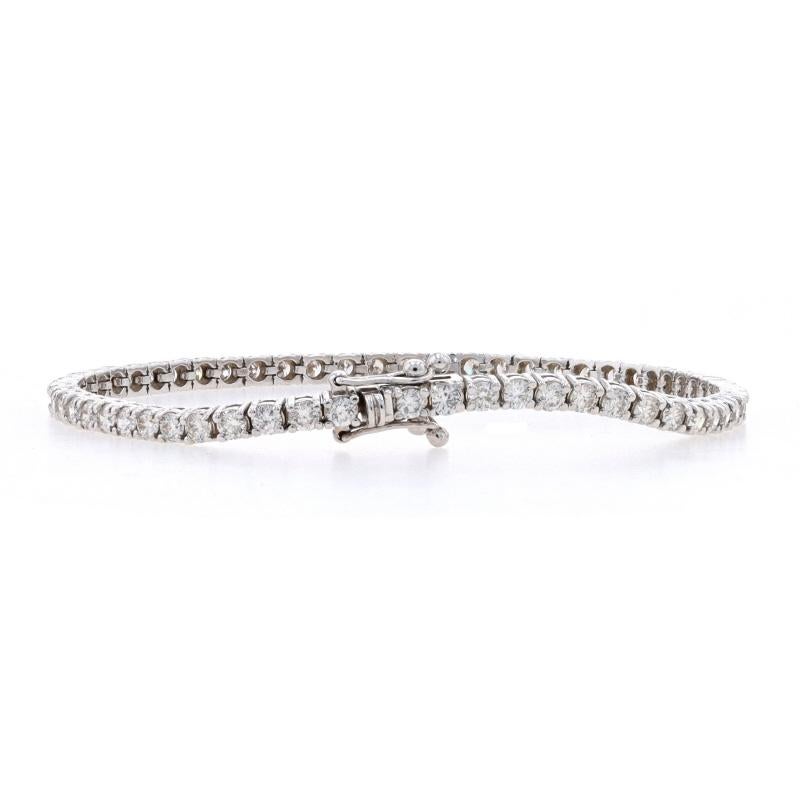 Bracciale Tennis in oro bianco con diamanti da 7