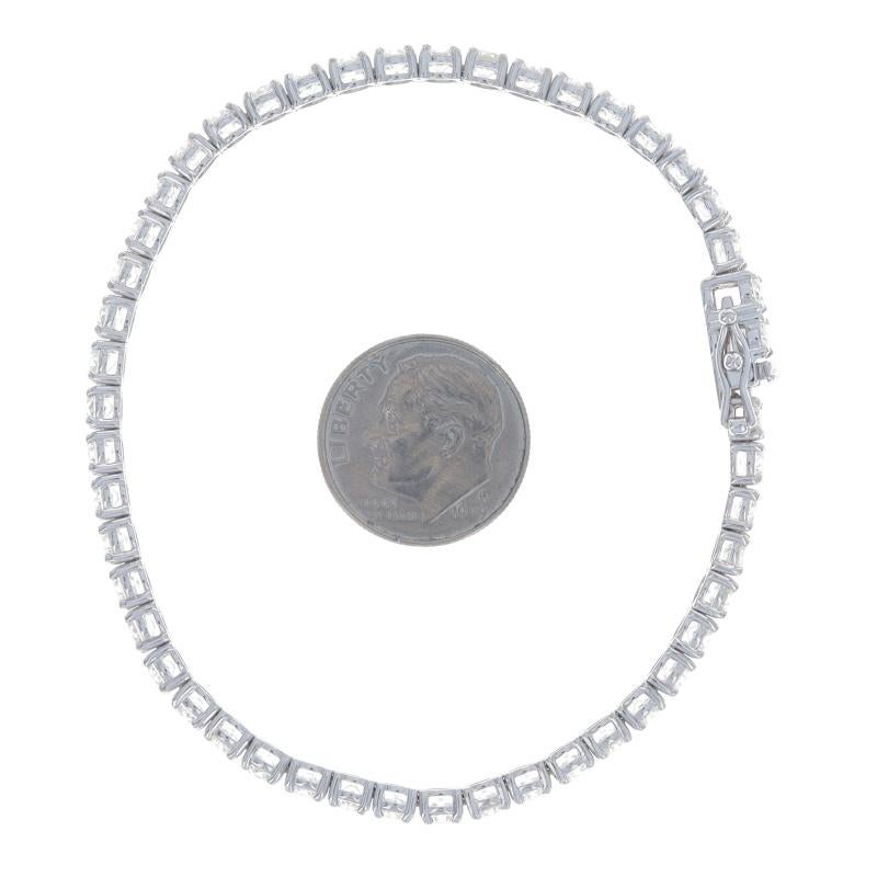 White Gold Diamond Tennis Bracelet 7