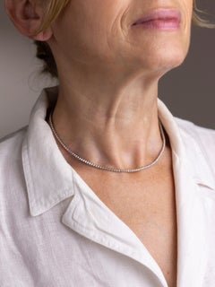 White Gold & Diamond Tennis Necklace