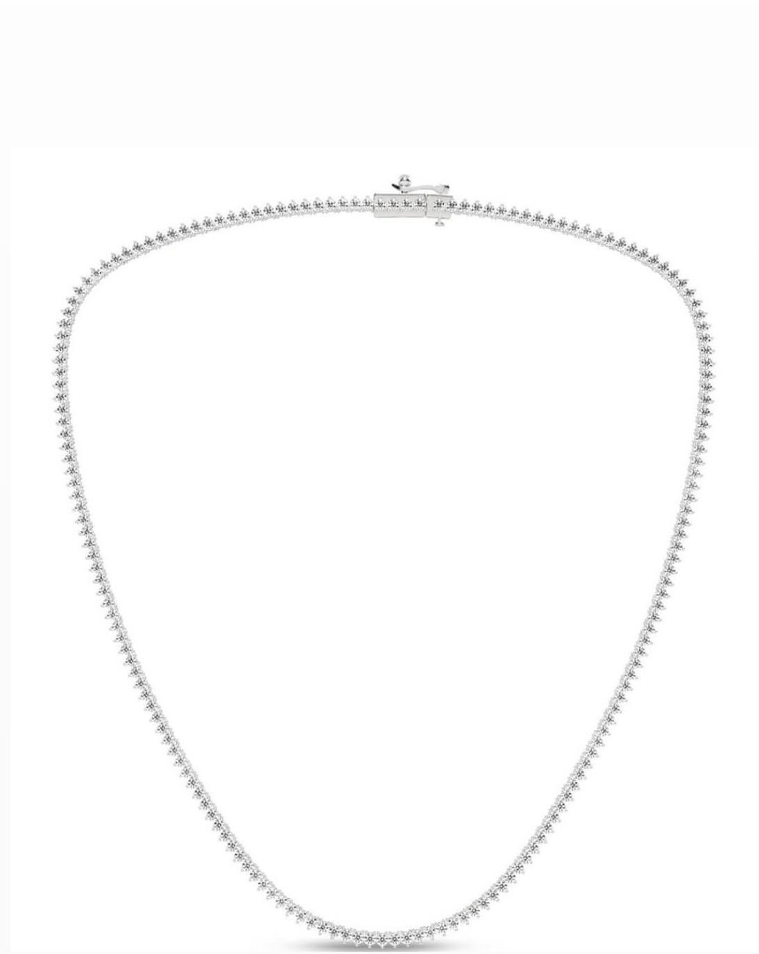 White Gold Chain
Diamonds Class VS1 //  Weight:  2.10 CT Weight
16 Inches Length
2.69 mm Width
Custom Clasp