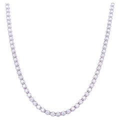 White Gold & Diamond Tennis Necklace