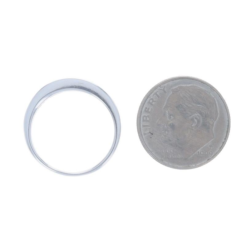 Weißgold Diamant Hochzeit Band - 14k Baguette .25ctw Channel Set Ring im Angebot 1