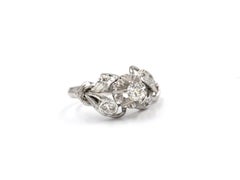 White Gold Edwardian Inspired Diamond Ring