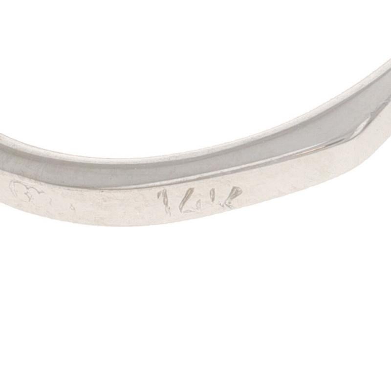 Weißgold Smaragd & Diamant Halo-Ring - 14k Oval 3,64ctw im Angebot 1