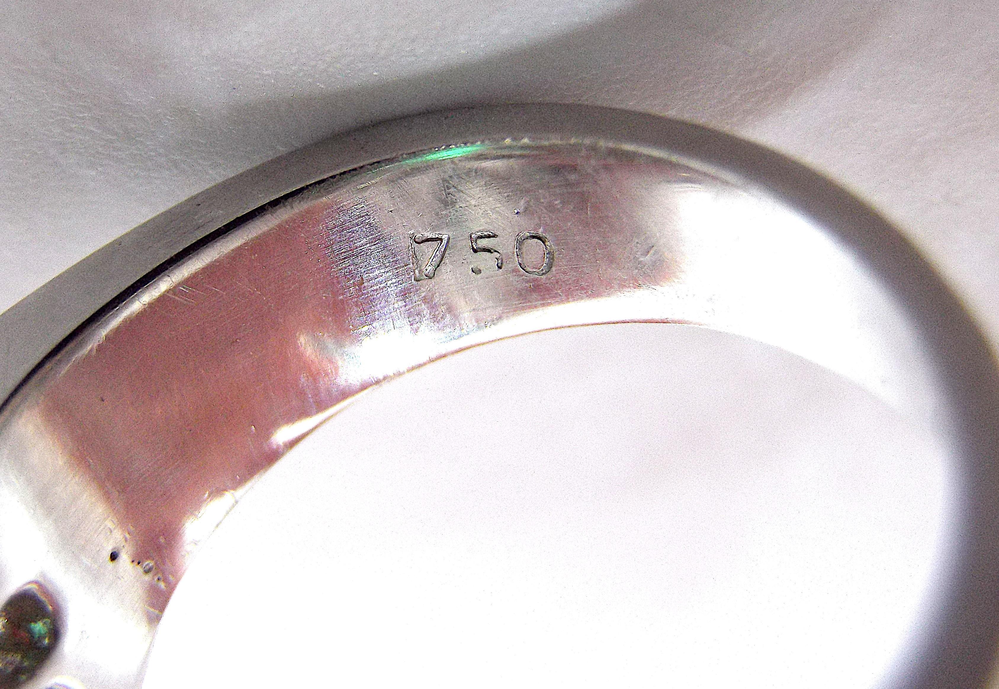 Smaragd-Diamant-Ring aus Weigold Damen