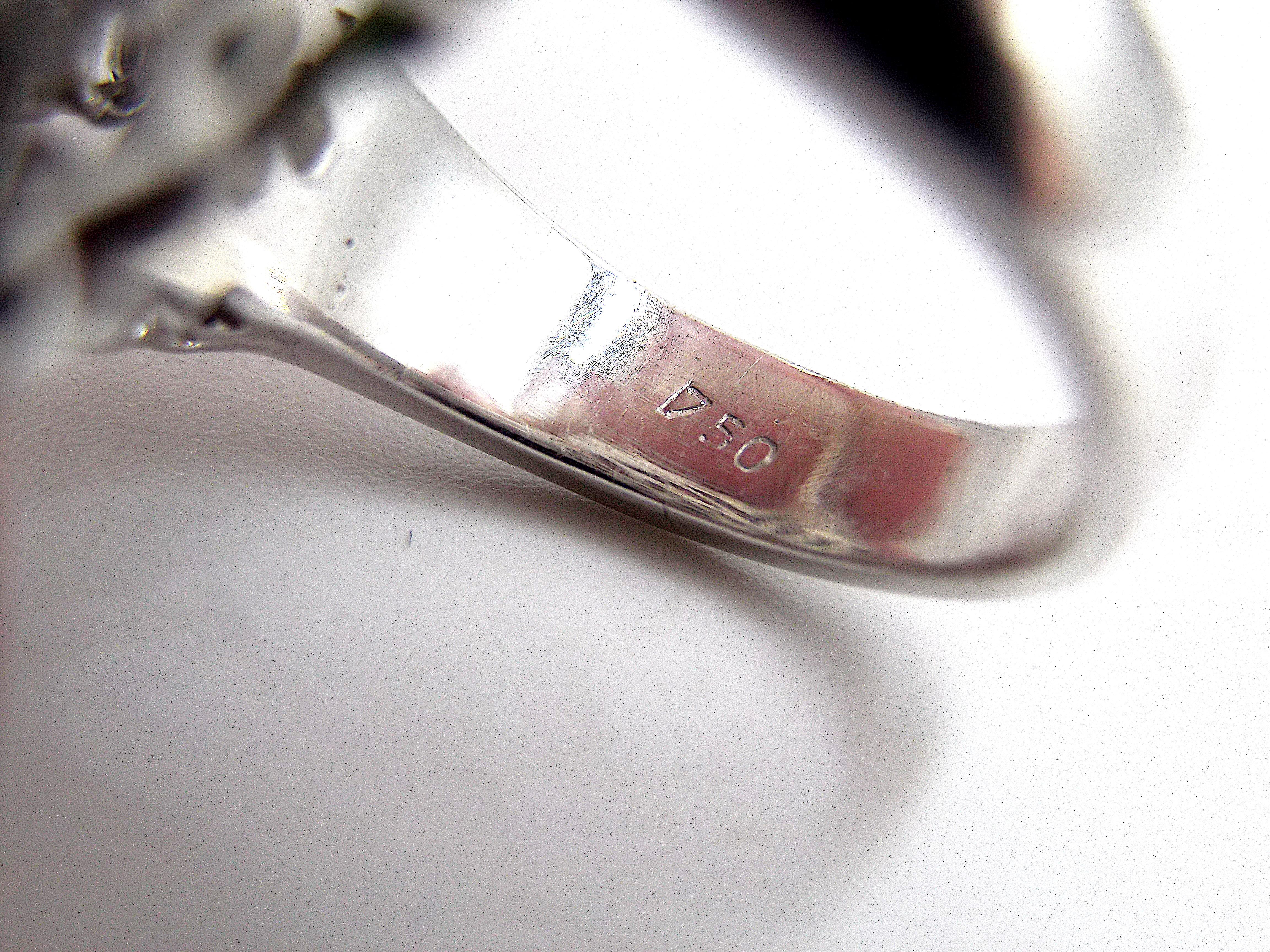 Smaragd-Diamant-Ring aus Weigold 1