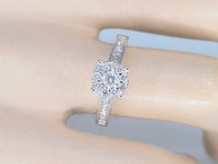 White Gold Entourage Ring with Diamonds 0.70 Carat