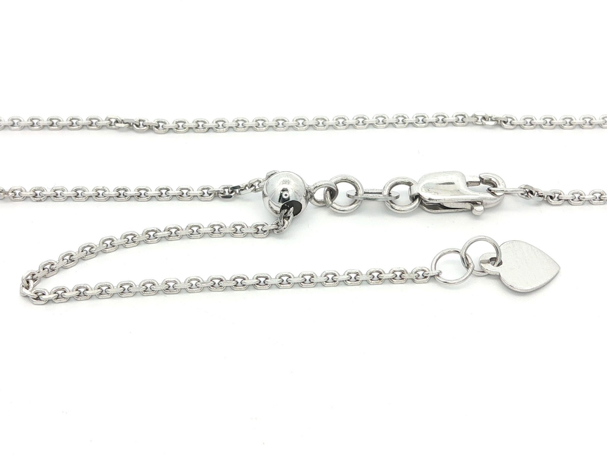 Collier en or blanc GIA 3.6ctw Pave Color Change Garnet Large Heart Pendant Necklace en vente 2