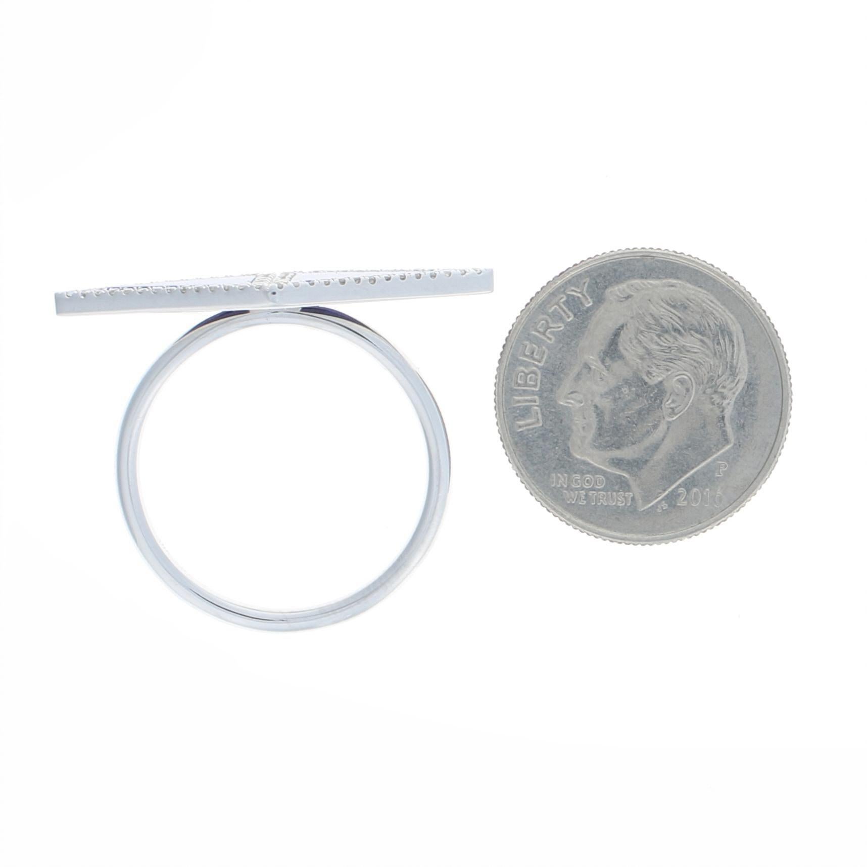 Women's or Men's White Gold Lapis Lazuli & Diamond Geometric Two-Stone Halo Ring 14k Single.14ctw For Sale