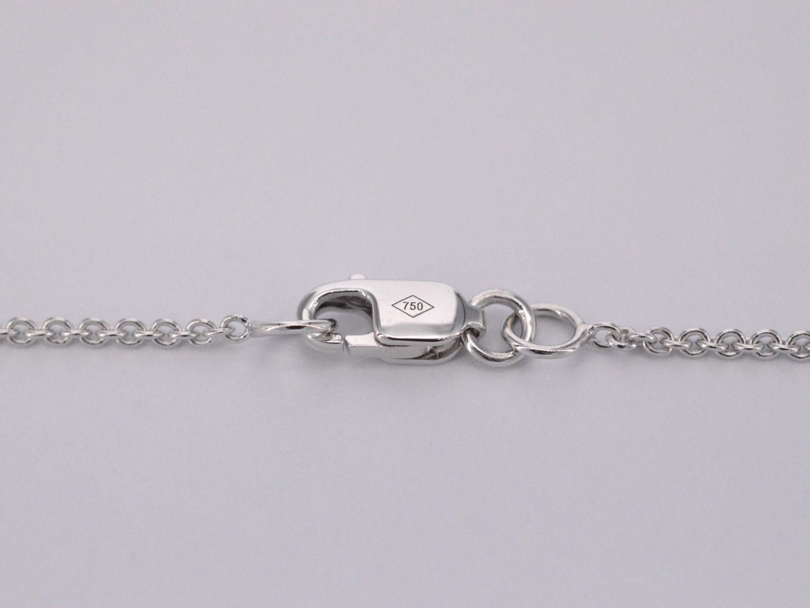 White Gold 'Love' Necklace with Diamonds 1