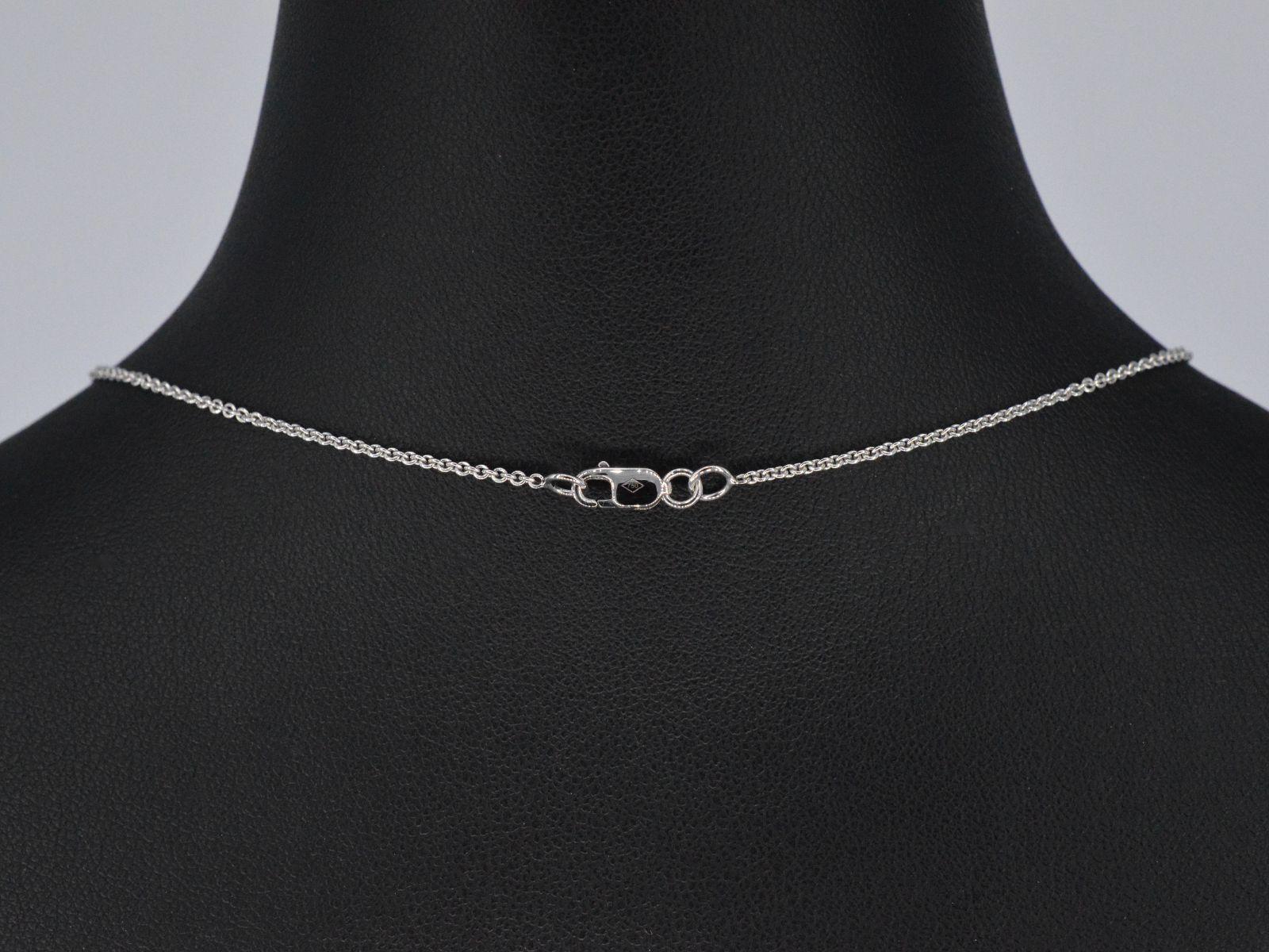 White Gold 'Love' Necklace with Diamonds 3
