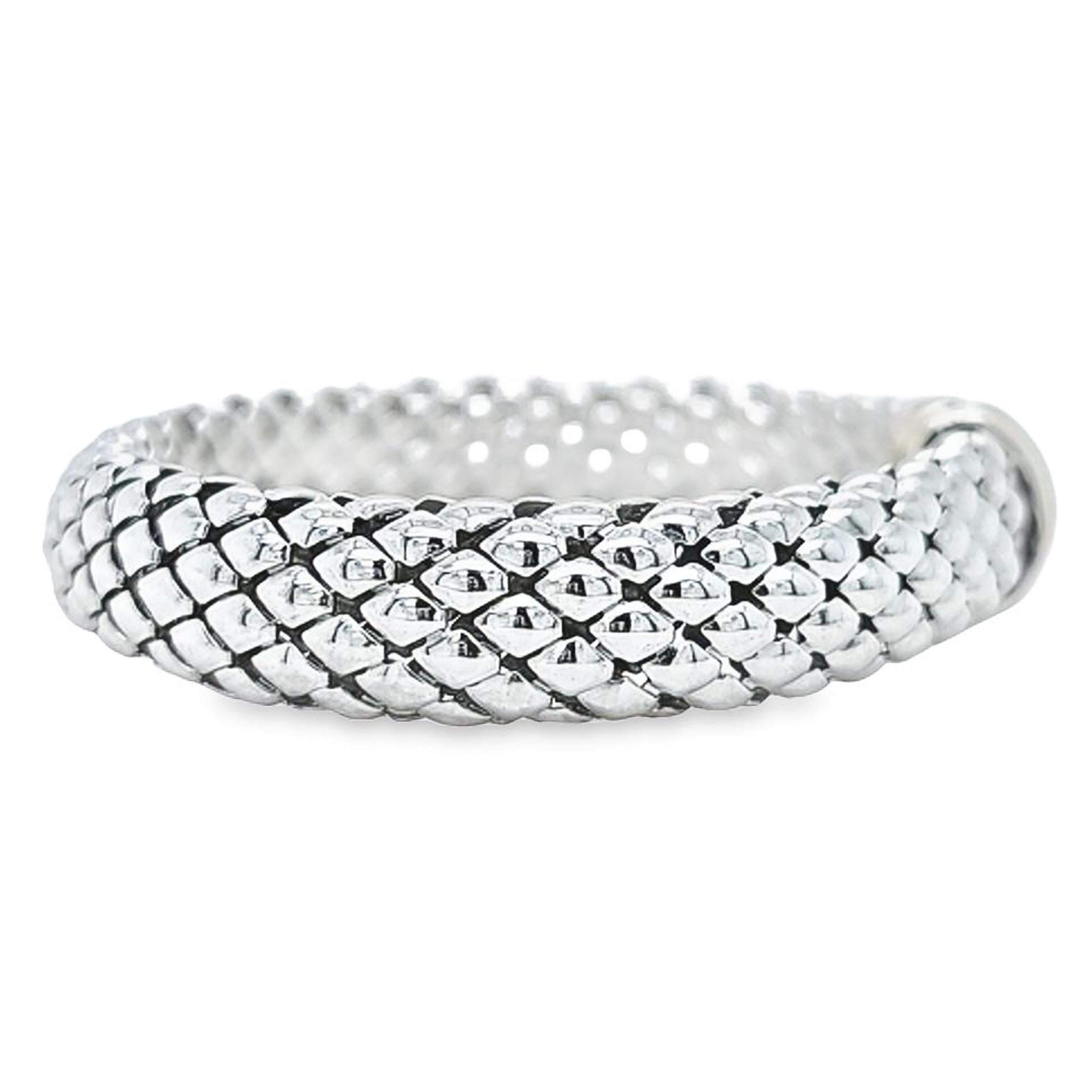 Bracelet en or blanc avec fermoir en or jaune en vente 1