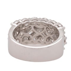 White Gold Natural Round Brilliant Diamond Ring