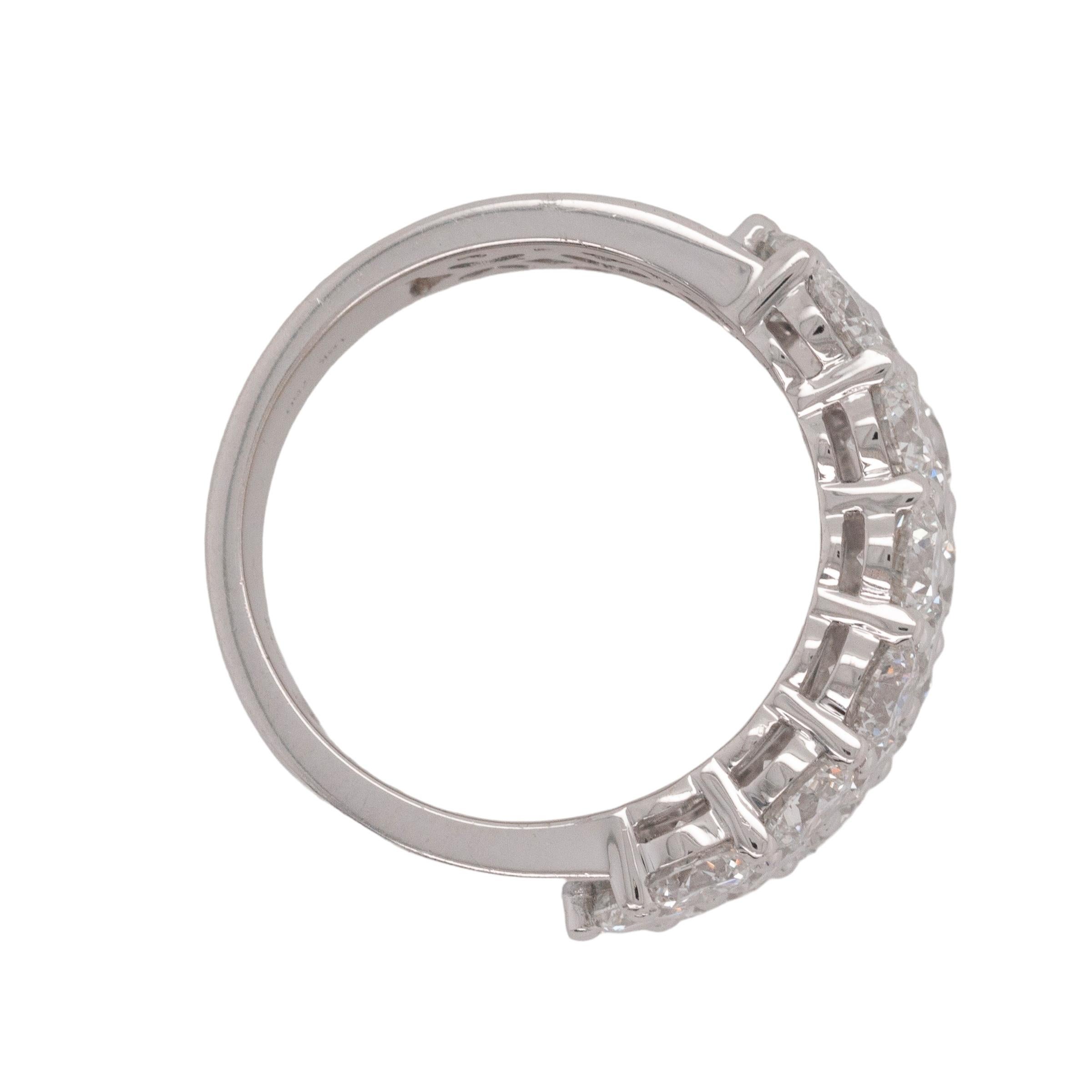 White Gold Natural Round Brilliant Diamond Ring In New Condition For Sale In Boca Raton, FL