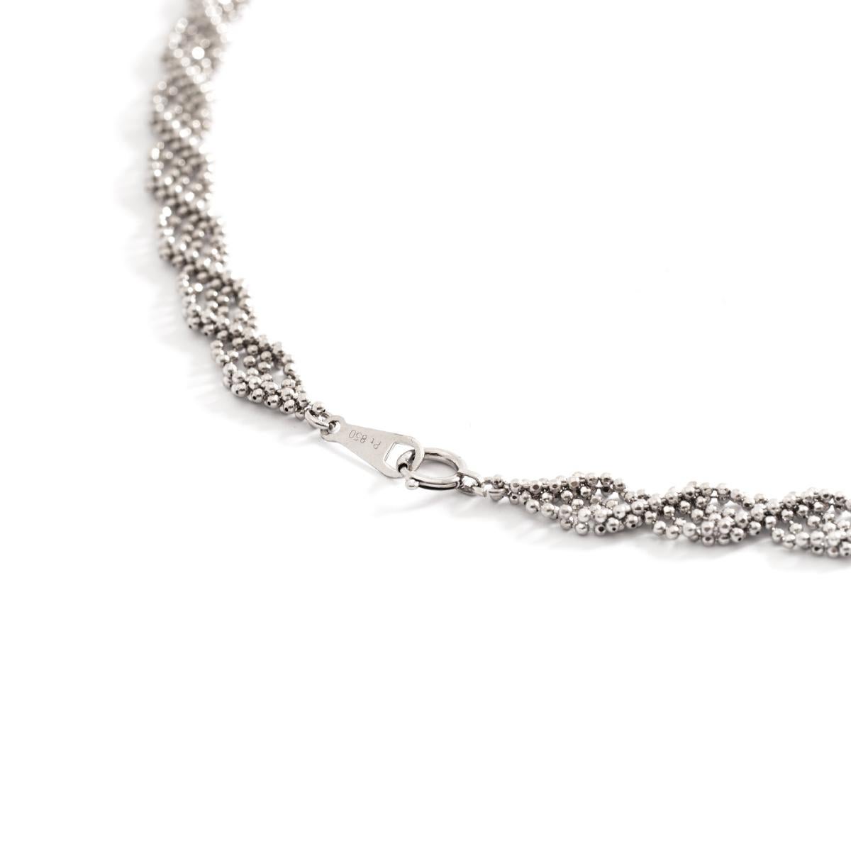 White Gold Necklace In Excellent Condition For Sale In Geneva, CH