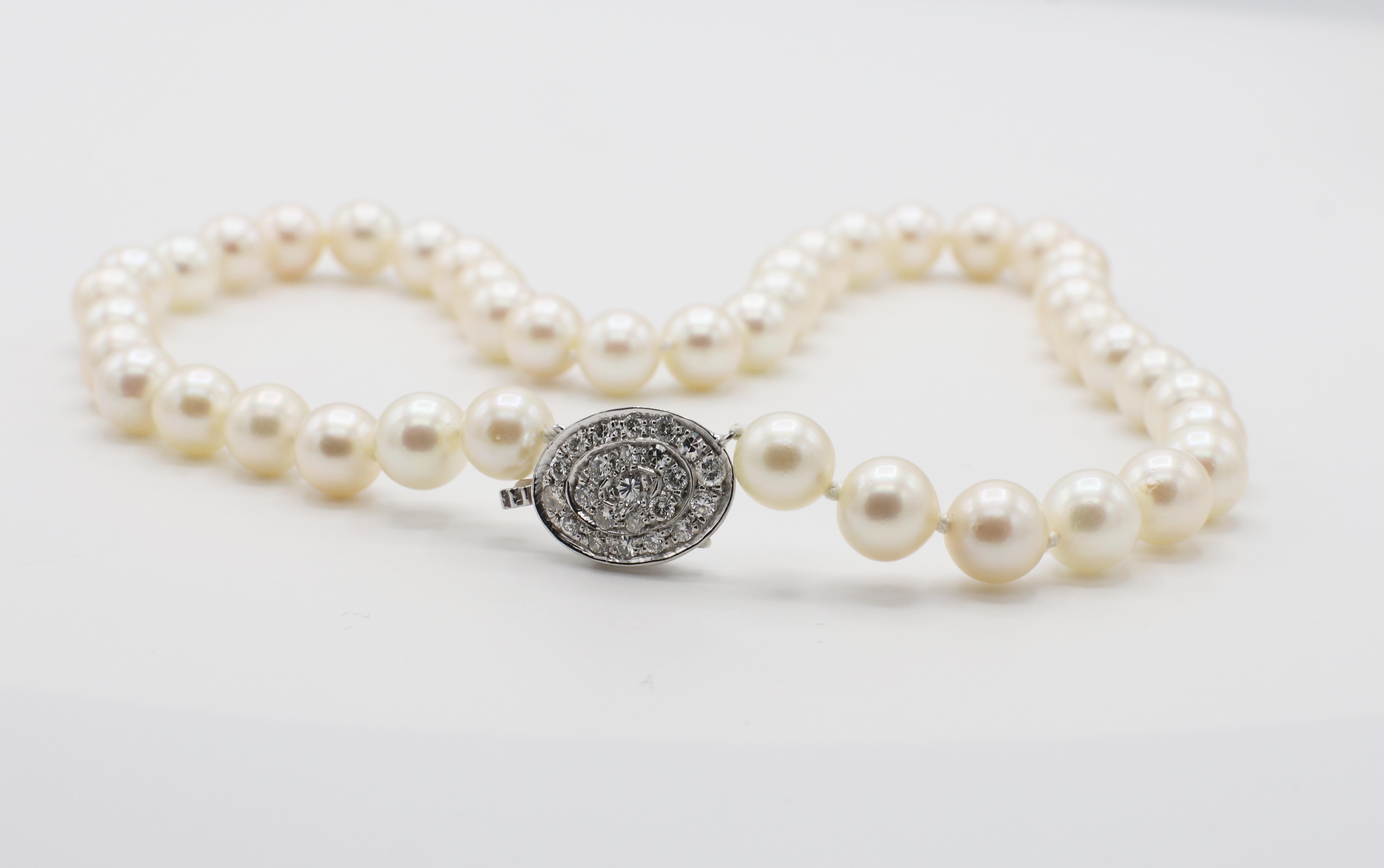 single strand pearl choker necklace