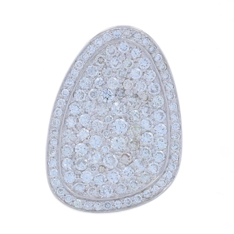 Contenuto del metallo: Oro bianco 14k

Informazioni su A. Stone

Diamanti naturali
Carati: 4.14ctw
Taglio: Rotondo brillante
Colore: G - K.
Chiarezza: VS1 - I1

Carati totali: 4,14ctw

Stile: Aureola a grappolo
Caratteristiche: Pietre incastonate a