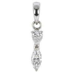 White Gold Pear
Marquise Cut Diamond Pendant 0.80ct White Gold Pear
Marquise Cut Diamond Pendant 0.80ct