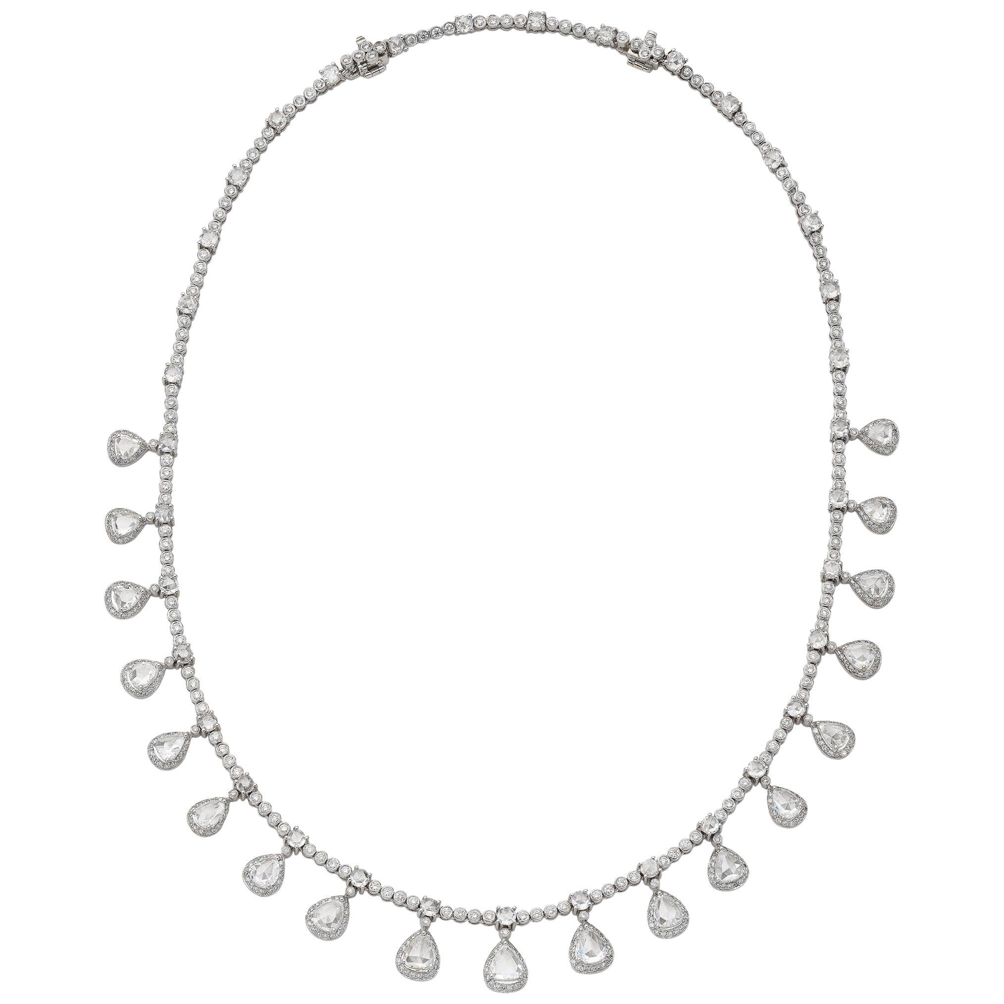 White Gold Diamond Necklace