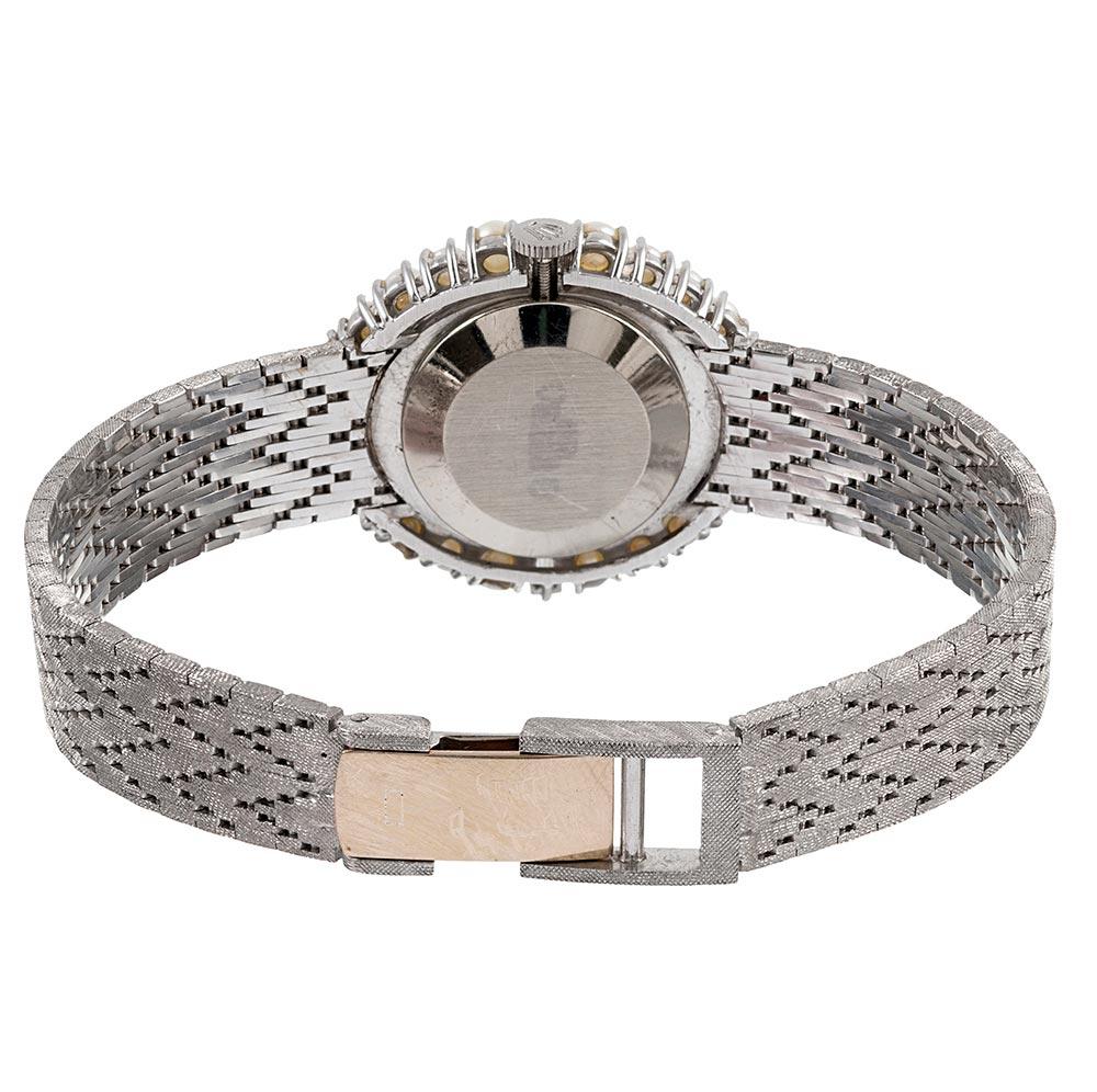 Women's Rolex White Gold Pearl and Diamond with Integral Bracelet