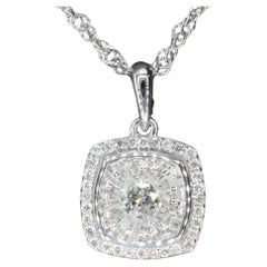 White Gold Pendant with Diamonds